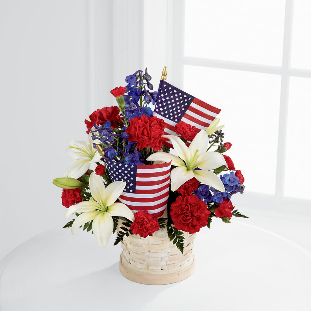 American Glory Bouquet – Serrano Flowers, Riverside CA