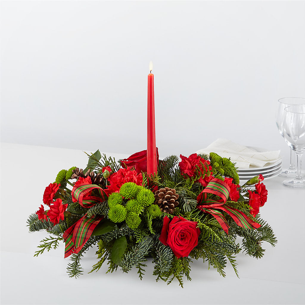 By the Candlelight Centerpiece – Serrano Flowers, Riverside CA