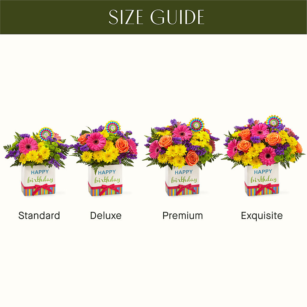 Birthday Brights Bouquet – Serrano Flowers, Riverside CA
