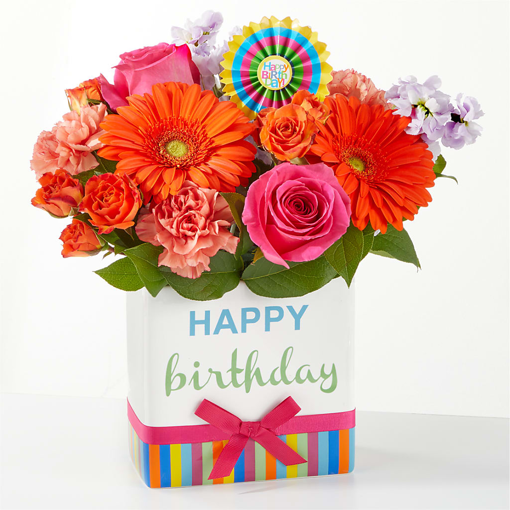 Birthday Surprise Bouquet – Serrano Flowers, Riverside CA