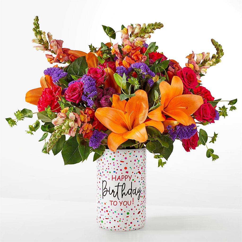Birthday Palooza Bouquet – Serrano Flowers, Riverside CA