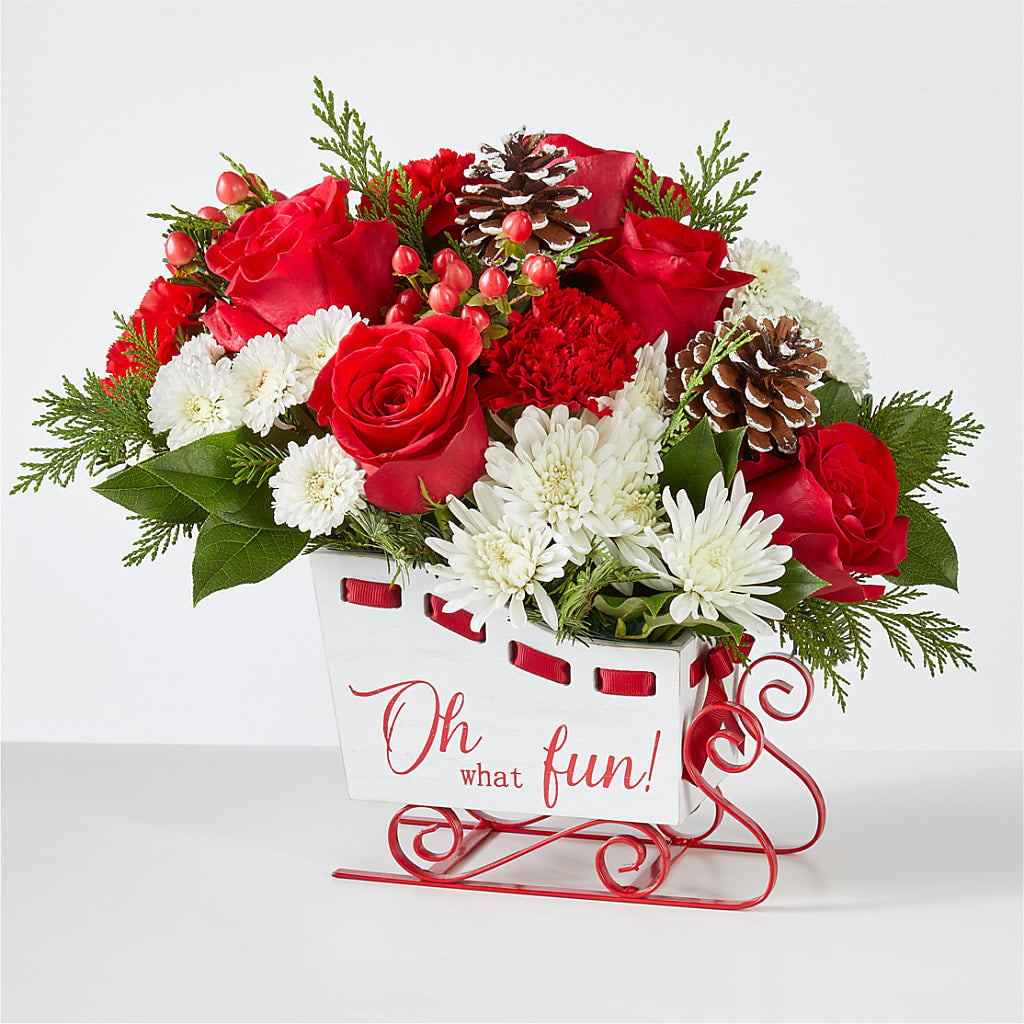 Sleigh Bells Bouquet – Serrano Flowers, Riverside CA