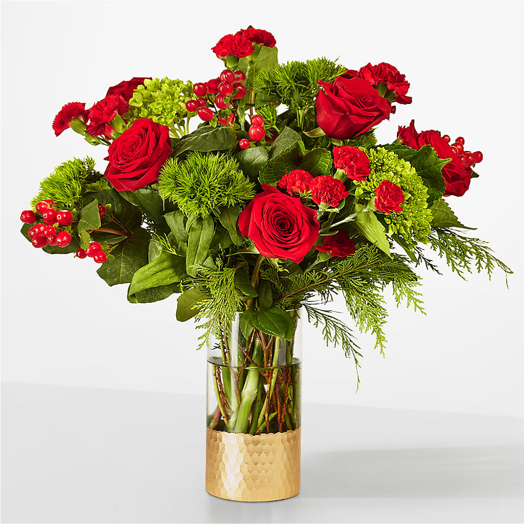 Plaid Throw Bouquet – Serrano Flowers, Riverside CA