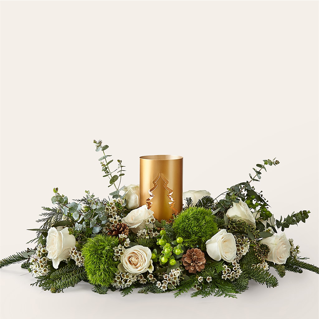 Chestnuts Roasting Centerpiece – Serrano Flowers, Riverside CA