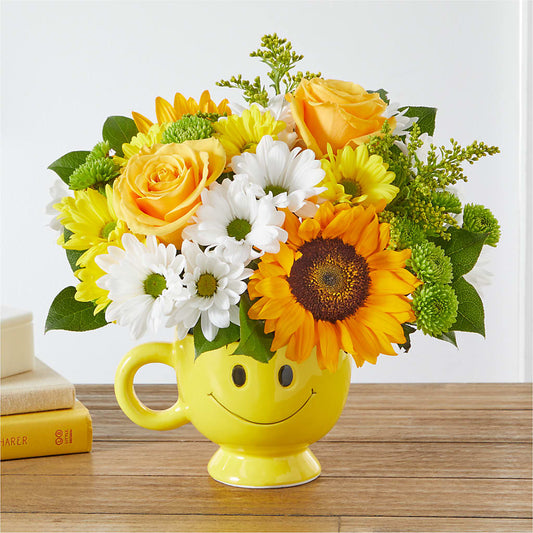 Be Happy Bouquet – Serrano Flowers, Riverside CA