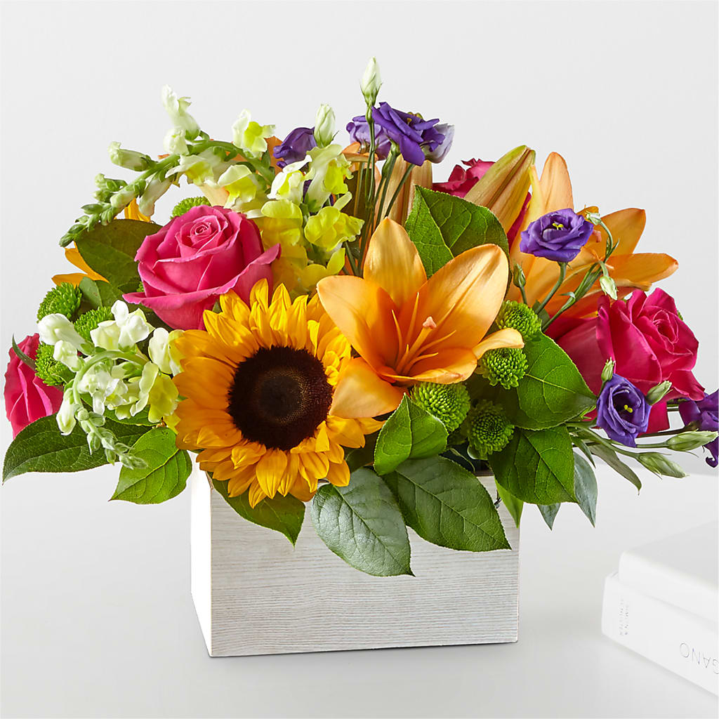 Best Day Box Bouquet – Serrano Flowers, Riverside CA