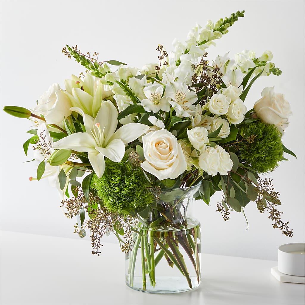 Fresh Linen Bouquet – Serrano Flowers, Riverside CA