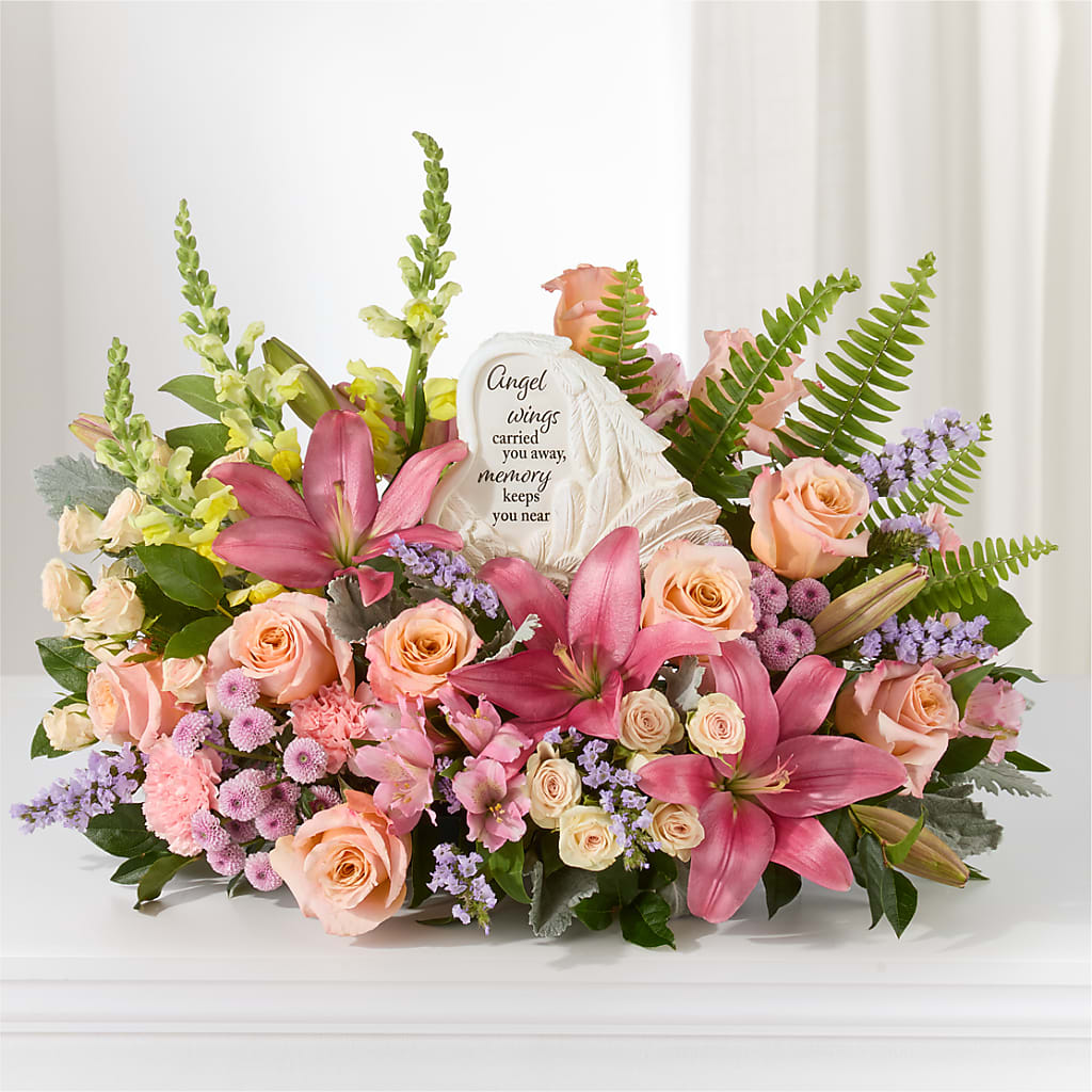 Gentle Light Arrangement – Serrano Flowers, Riverside CA