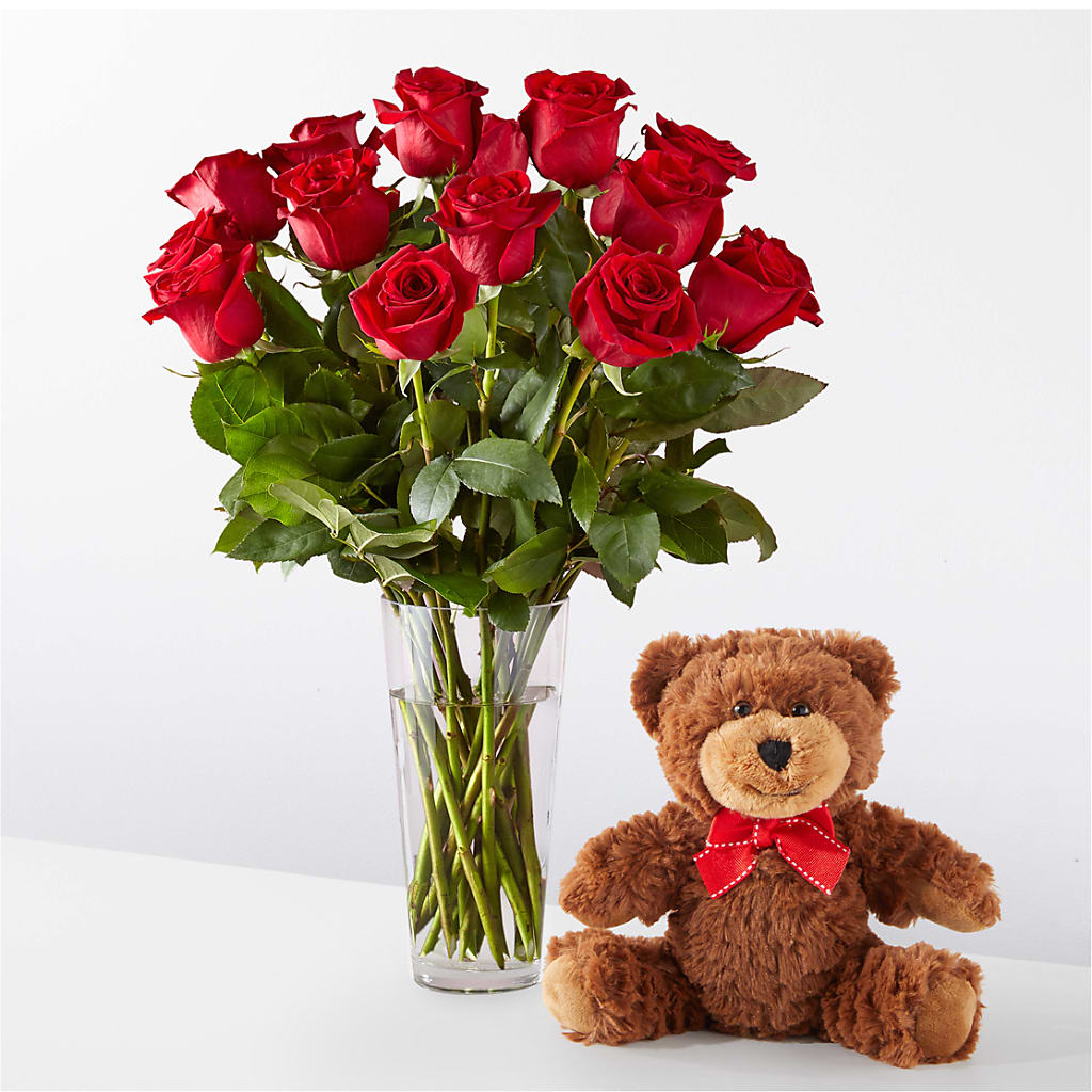 Romantic Long Stem Red Rose Bouquet Bundles – Serrano Flowers, Riverside CA