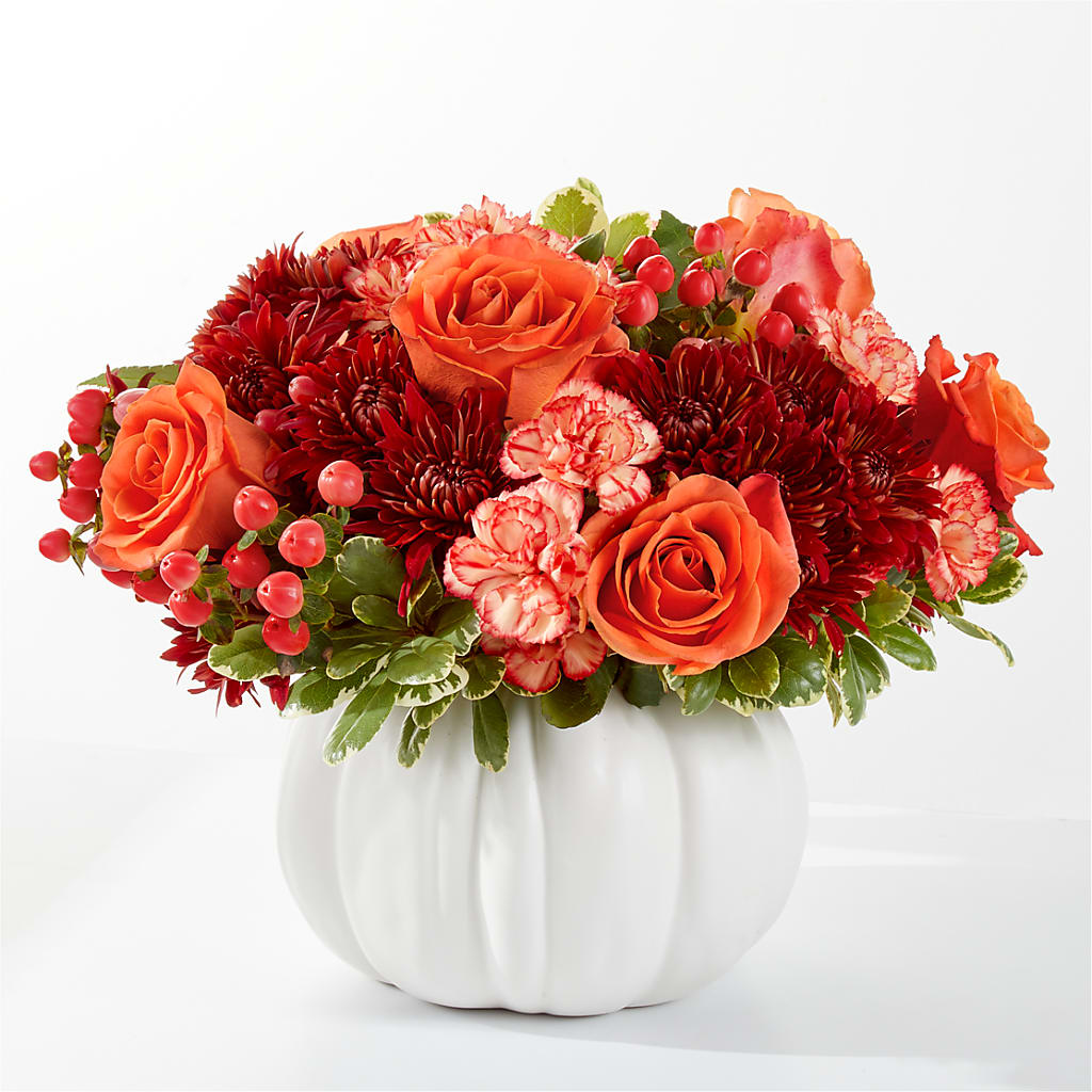 Autumn Air Pumpkin Bouquet – Serrano Flowers, Riverside CA
