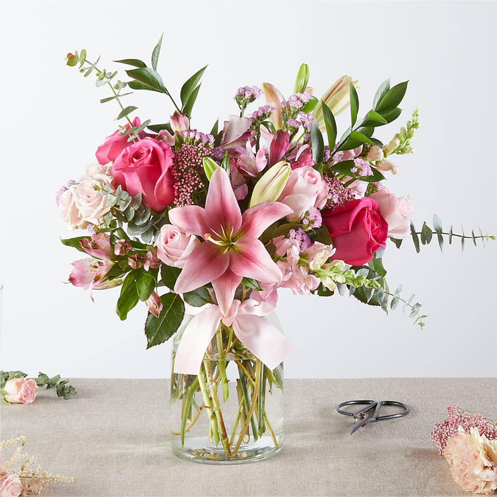 Pink Ribbon - A Florist Original – Serrano Flowers, Riverside CA