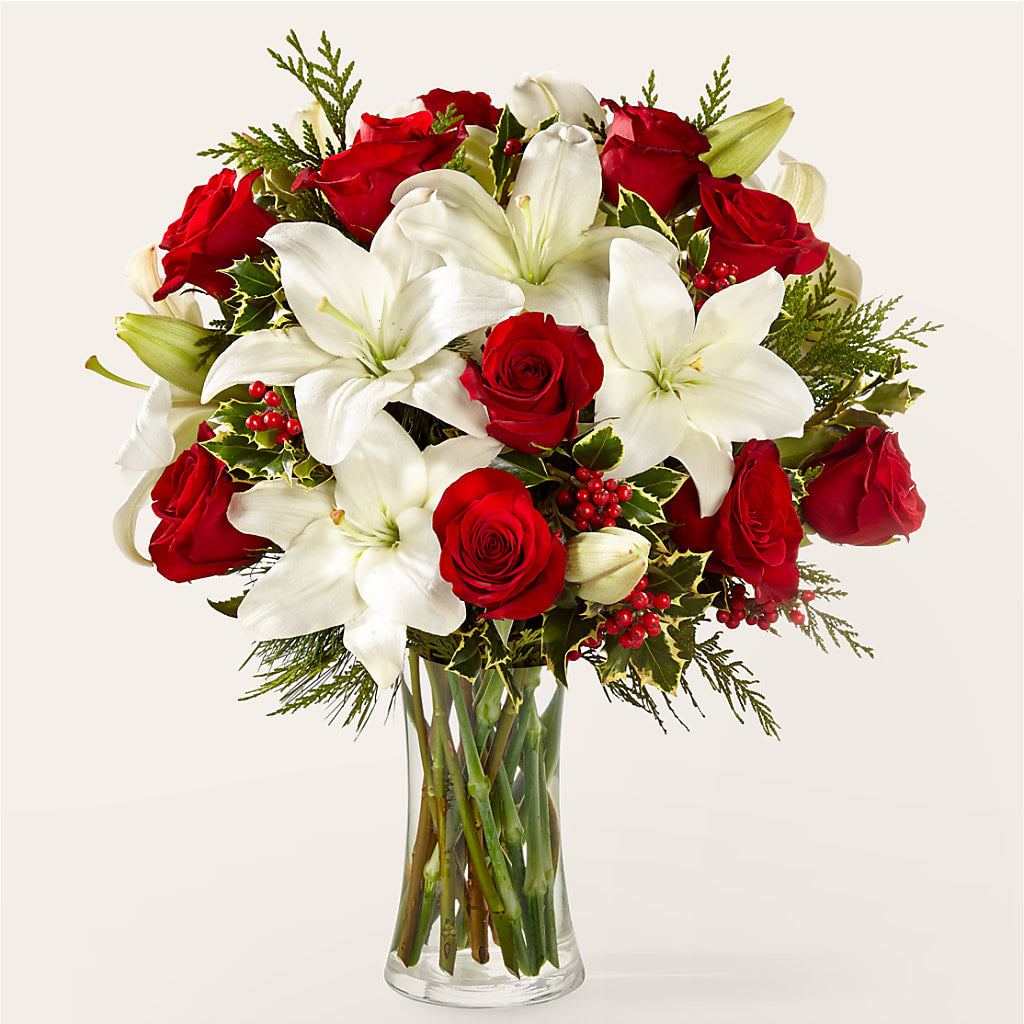 Sparkling Snowflakes Bouquet – Serrano Flowers, Riverside CA