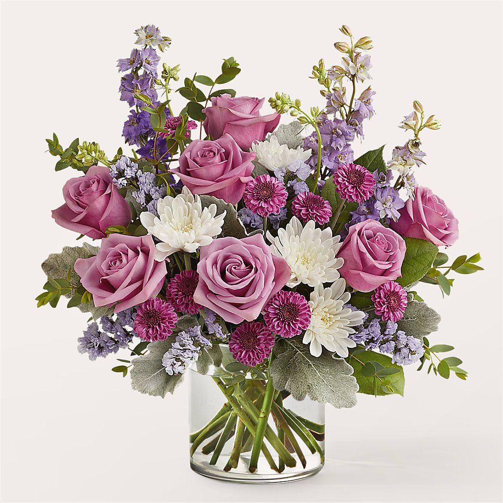 Violet Frost Bouquet – Serrano Flowers, Riverside CA