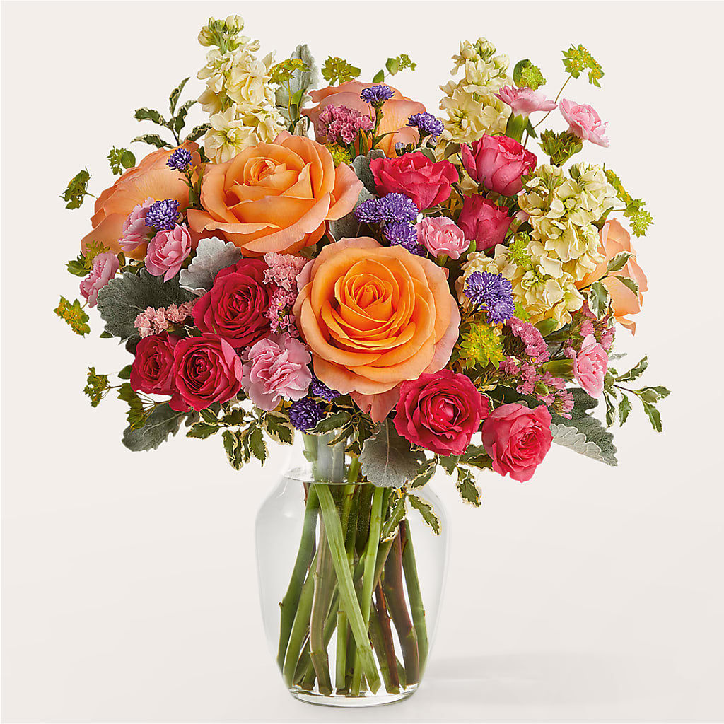 Tangerine Tango Bouquet – Serrano Flowers, Riverside CA