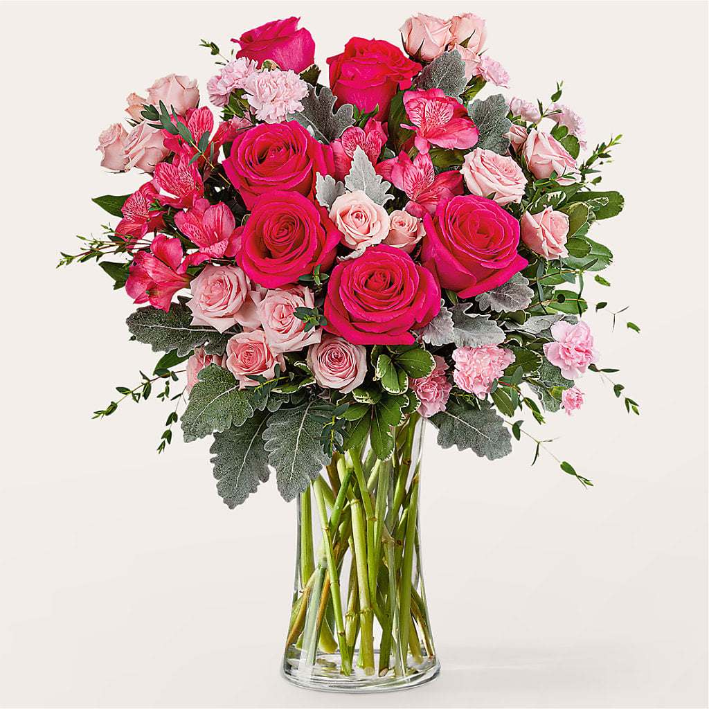 Tickled Pink Bouquet – Serrano Flowers, Riverside CA