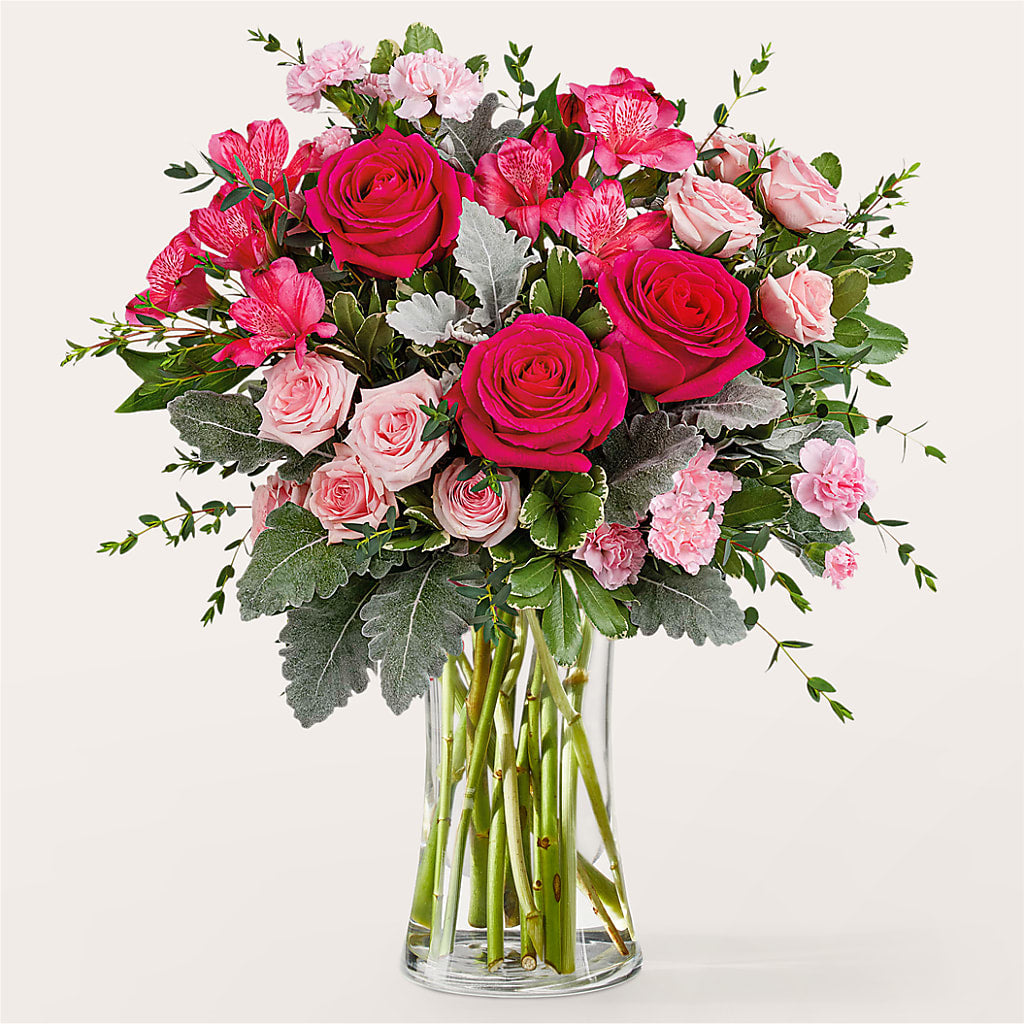Tickled Pink Bouquet – Serrano Flowers, Riverside CA
