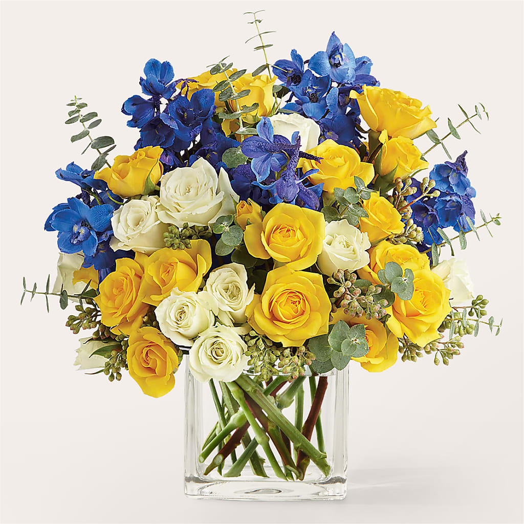 Sparkling Citrine Bouquet – Serrano Flowers, Riverside CA
