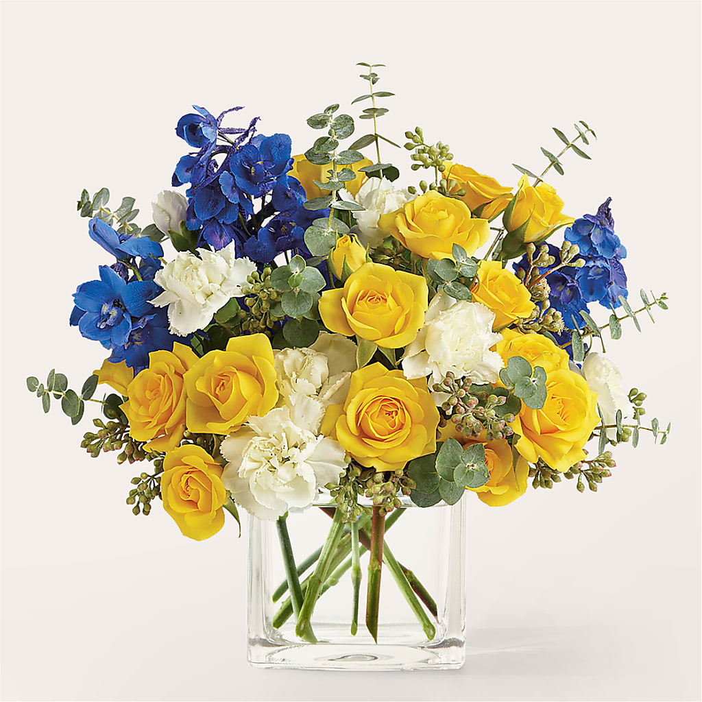 Sparkling Citrine Bouquet – Serrano Flowers, Riverside CA