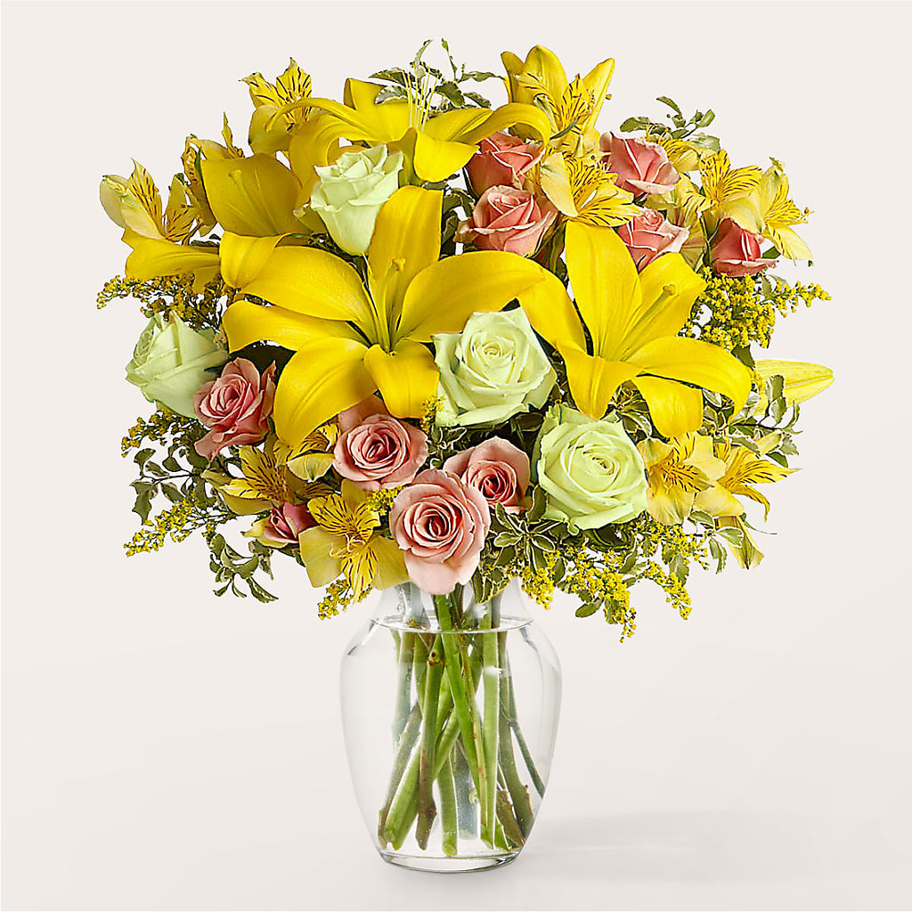 Sunburst Bouquet – Serrano Flowers, Riverside CA