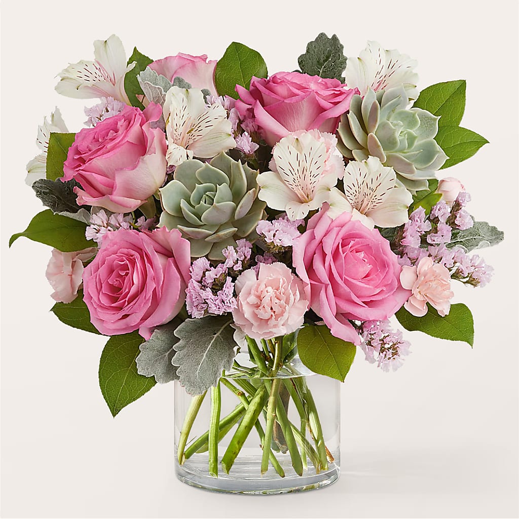 Dusty Rose Bouquet – Serrano Flowers, Riverside CA