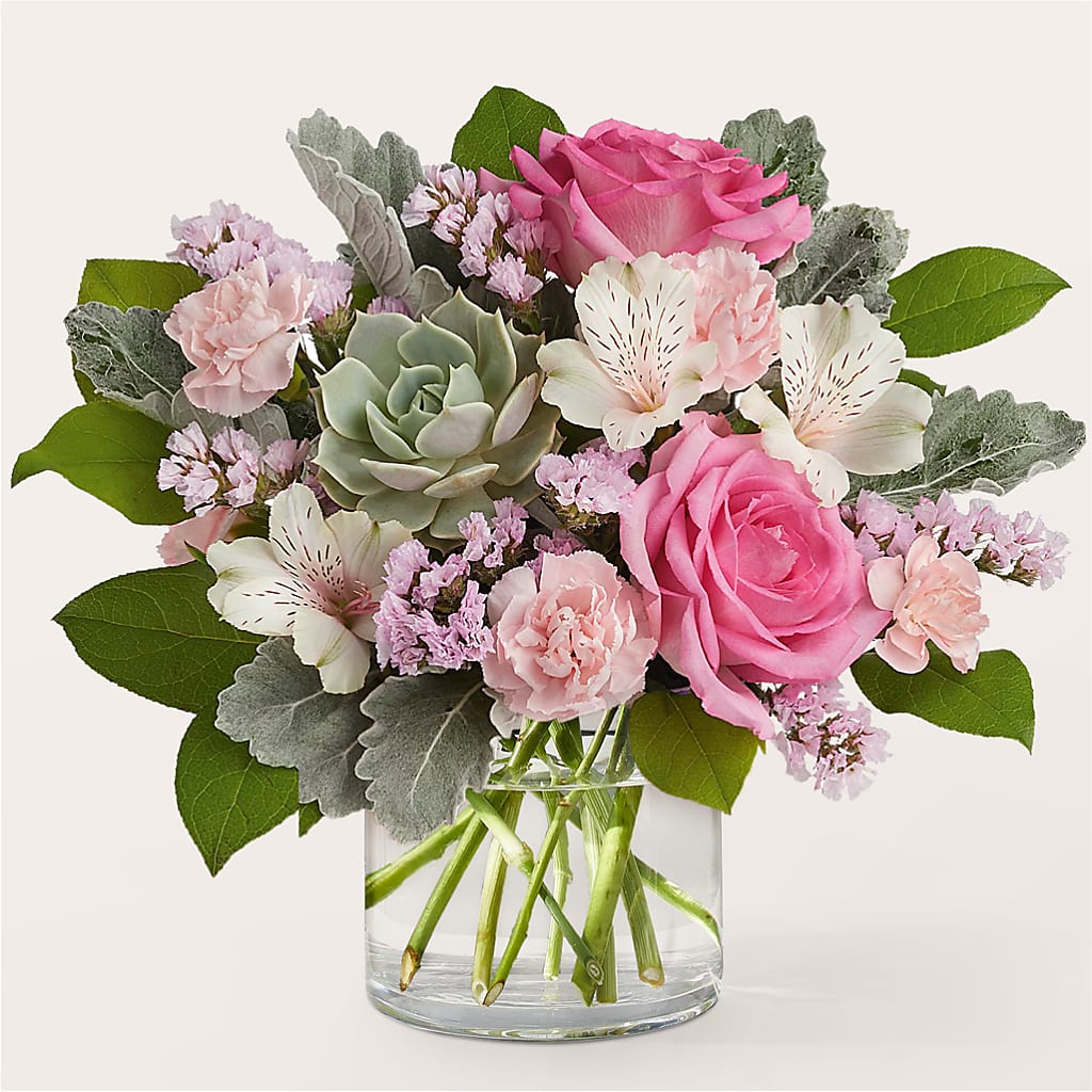 Dusty Rose Bouquet – Serrano Flowers, Riverside CA