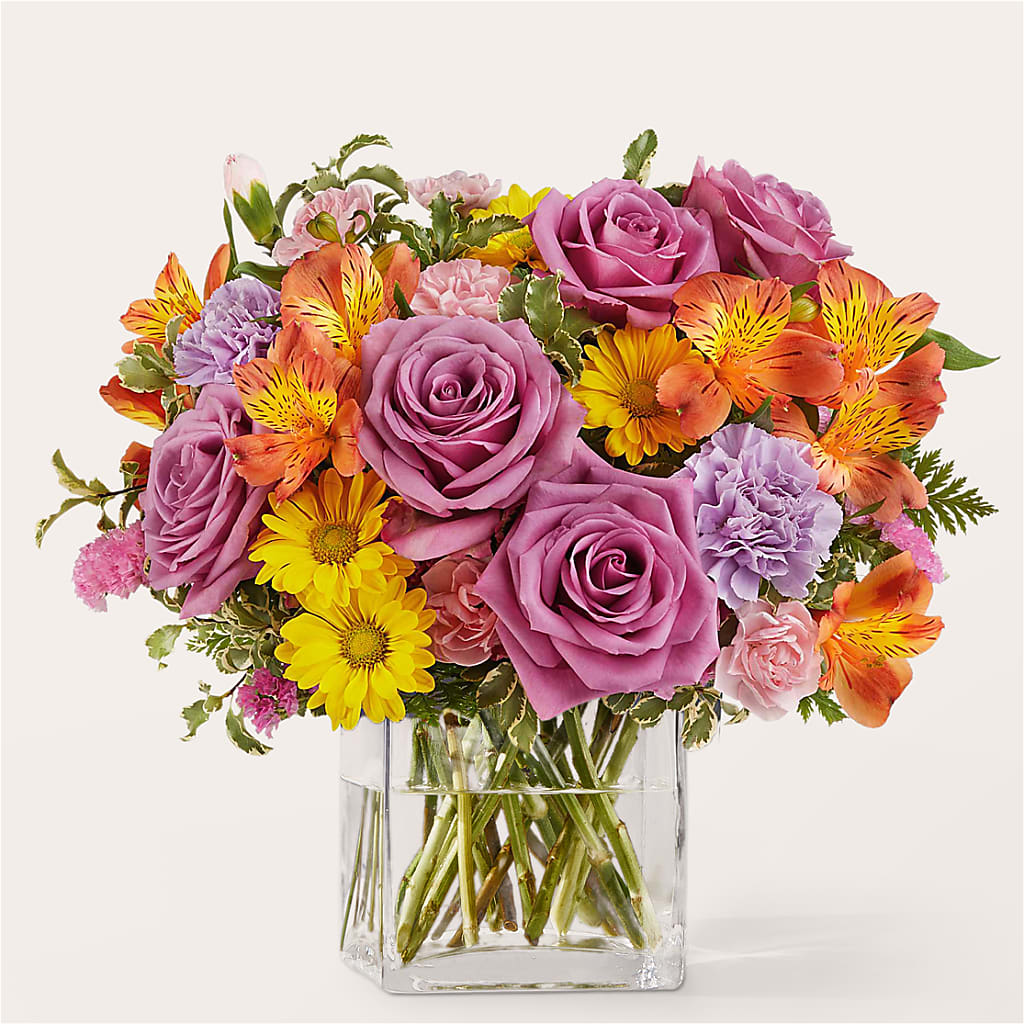 Shades of Happiness Bouquet – Serrano Flowers, Riverside CA