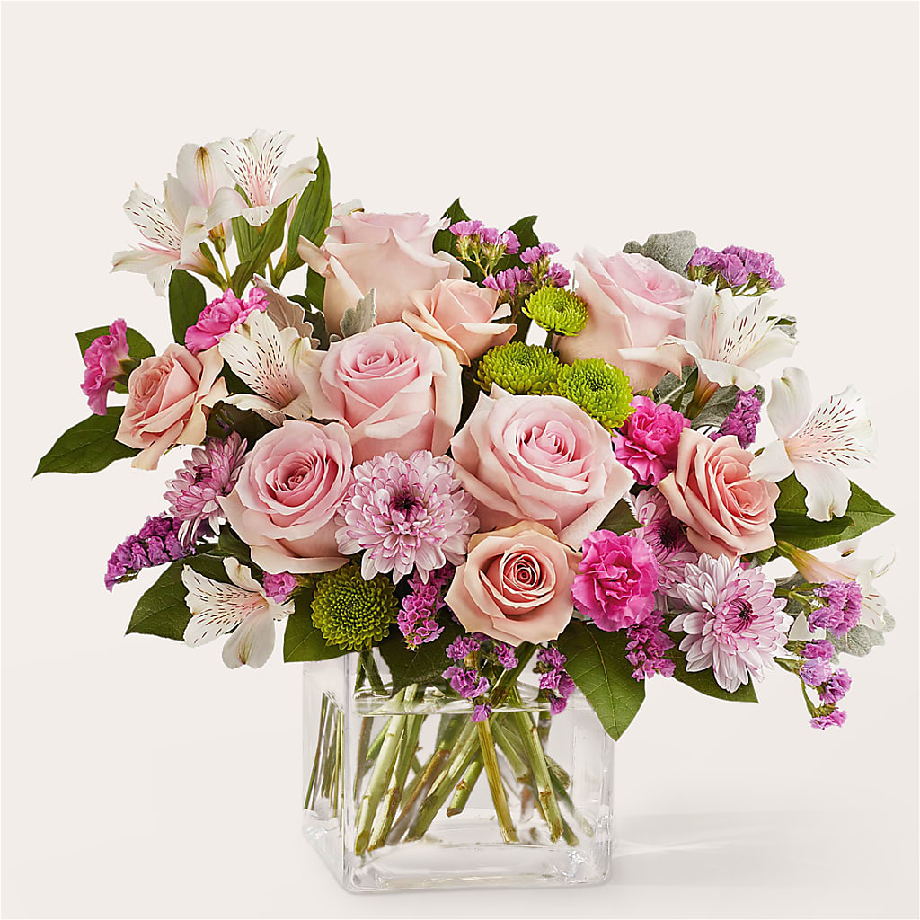 Pink Suede Bouquet – Serrano Flowers, Riverside CA
