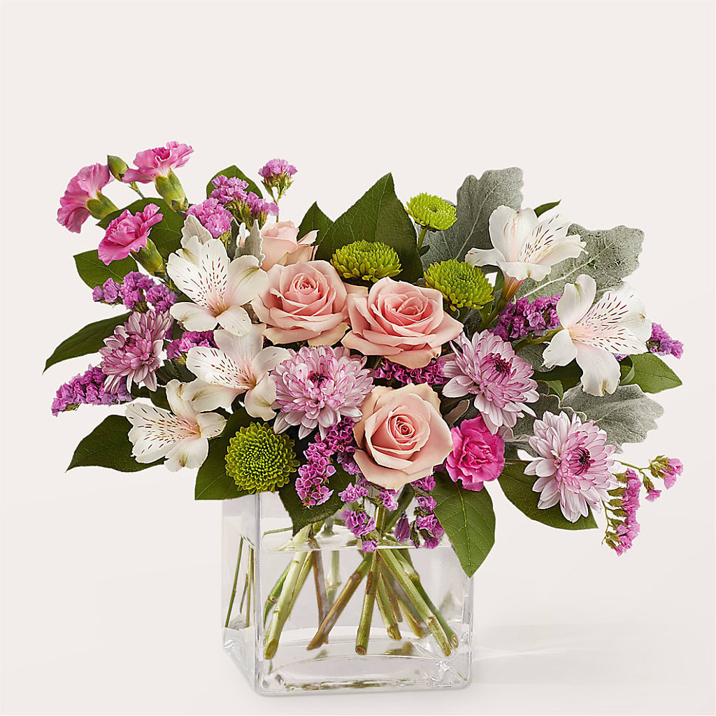 Pink Suede Bouquet – Serrano Flowers, Riverside CA