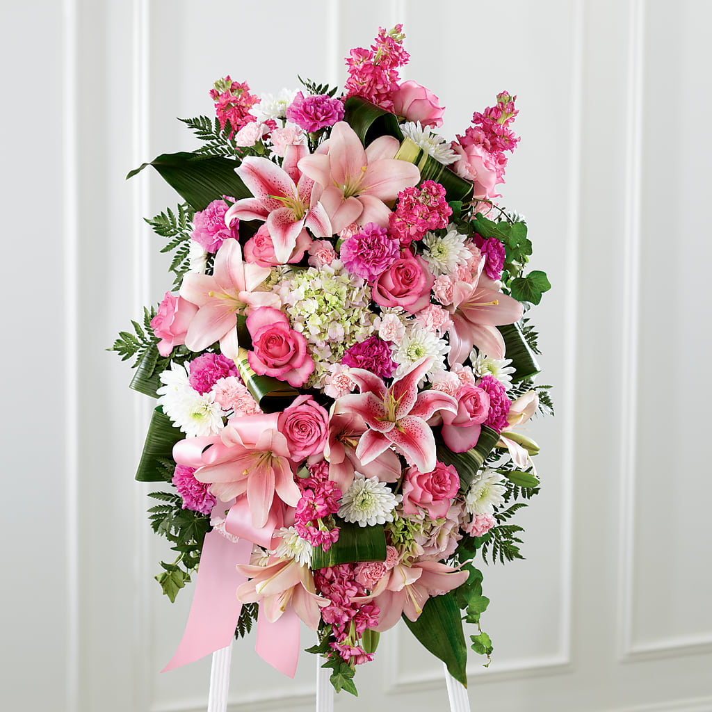 Comforting Standing Spray – Serrano Flowers, Riverside CA