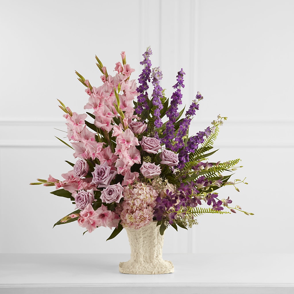 Flowing Garden Arrangement – Serrano Flowers, Riverside CA