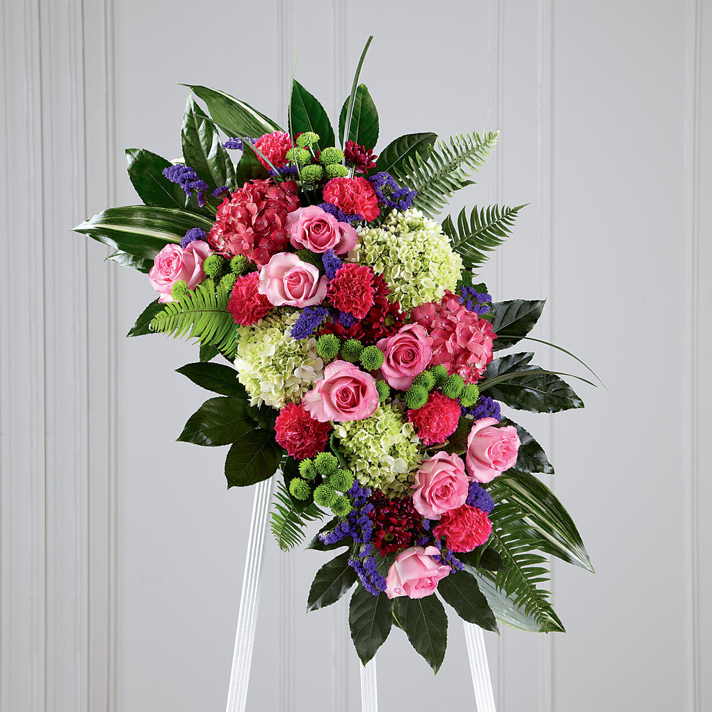 Refreshing Mix Standing Spray – Serrano Flowers, Riverside CA