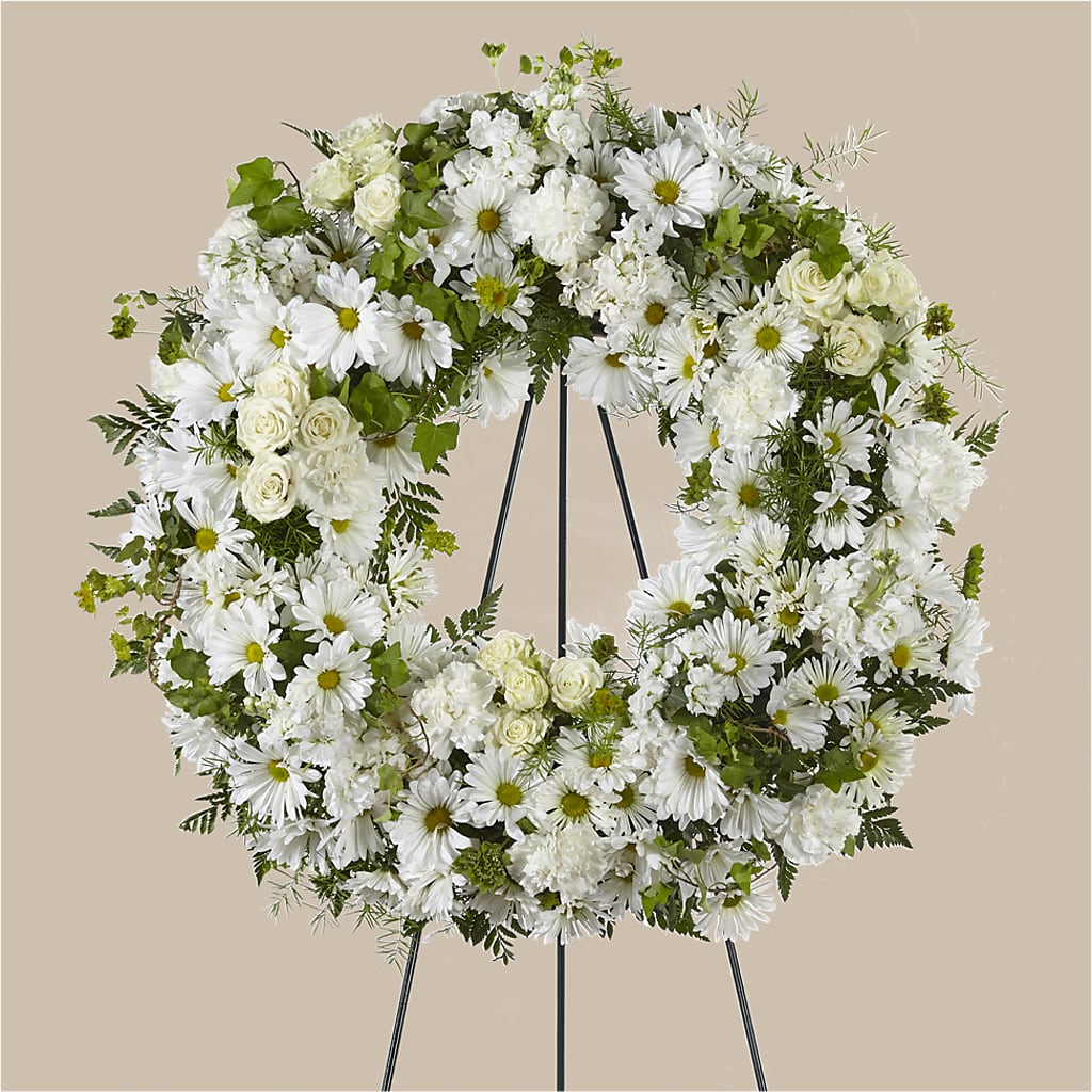 Faithful Wishes Wreath – Serrano Flowers, Riverside CA