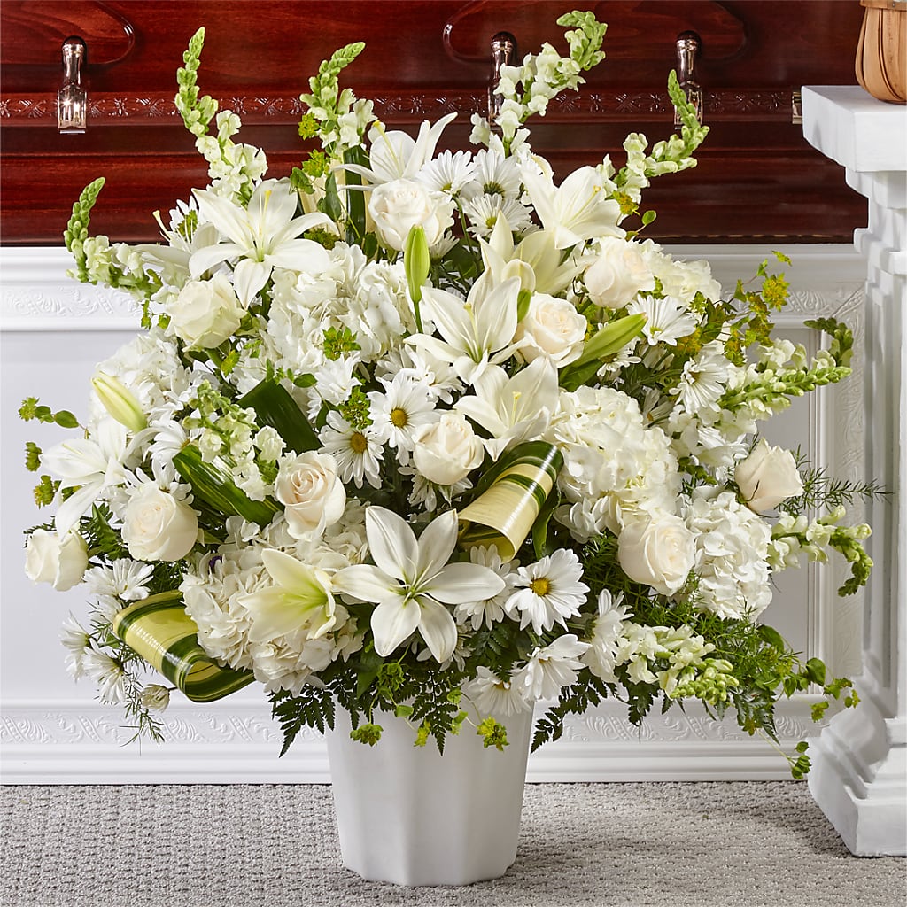 Thoughts of Tranquility Floor Basket – Serrano Flowers, Riverside CA