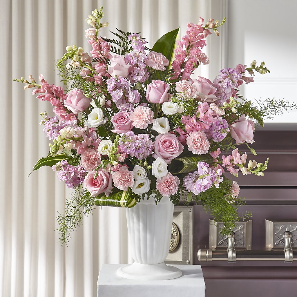 Divine Comfort Arrangement – Serrano Flowers, Riverside CA