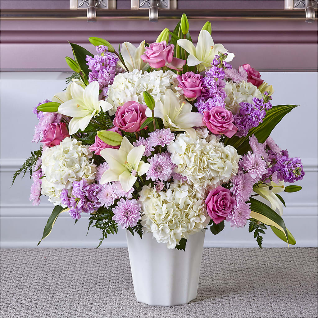 Heaven Sent Floor Basket – Serrano Flowers, Riverside CA