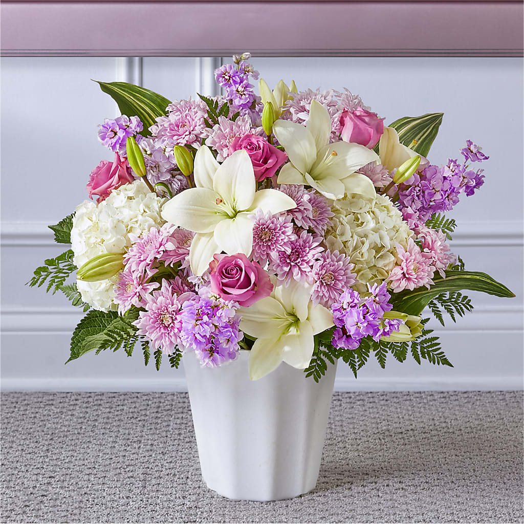 Heaven Sent Floor Basket – Serrano Flowers, Riverside CA