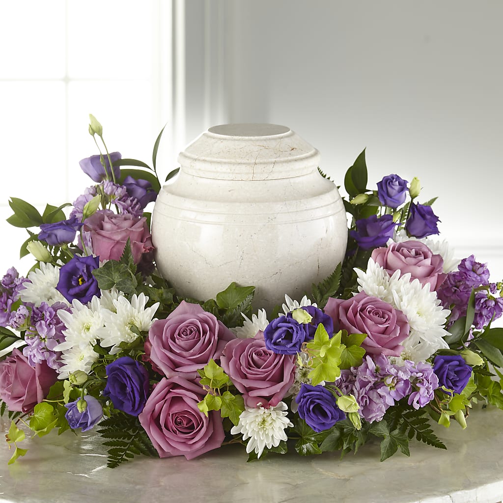 Blooming Sympathy Cremation Adornment – Serrano Flowers, Riverside CA