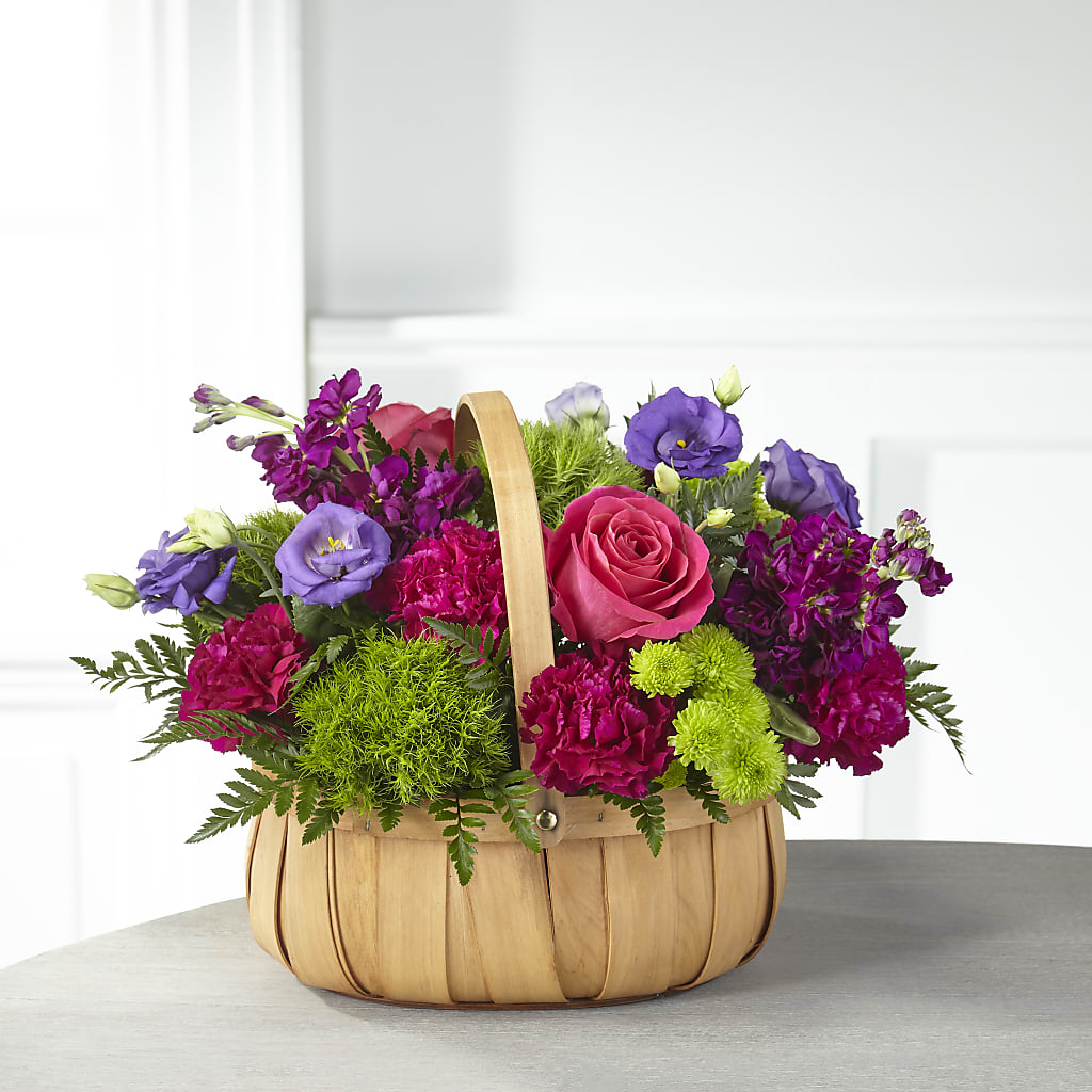 Serene Sanctuary Basket – Serrano Flowers, Riverside CA