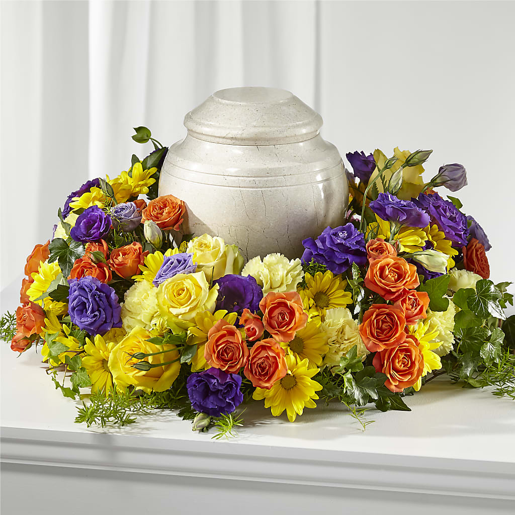 Blossoms of Remembrance Cremation Adornment – Serrano Flowers, Riverside CA