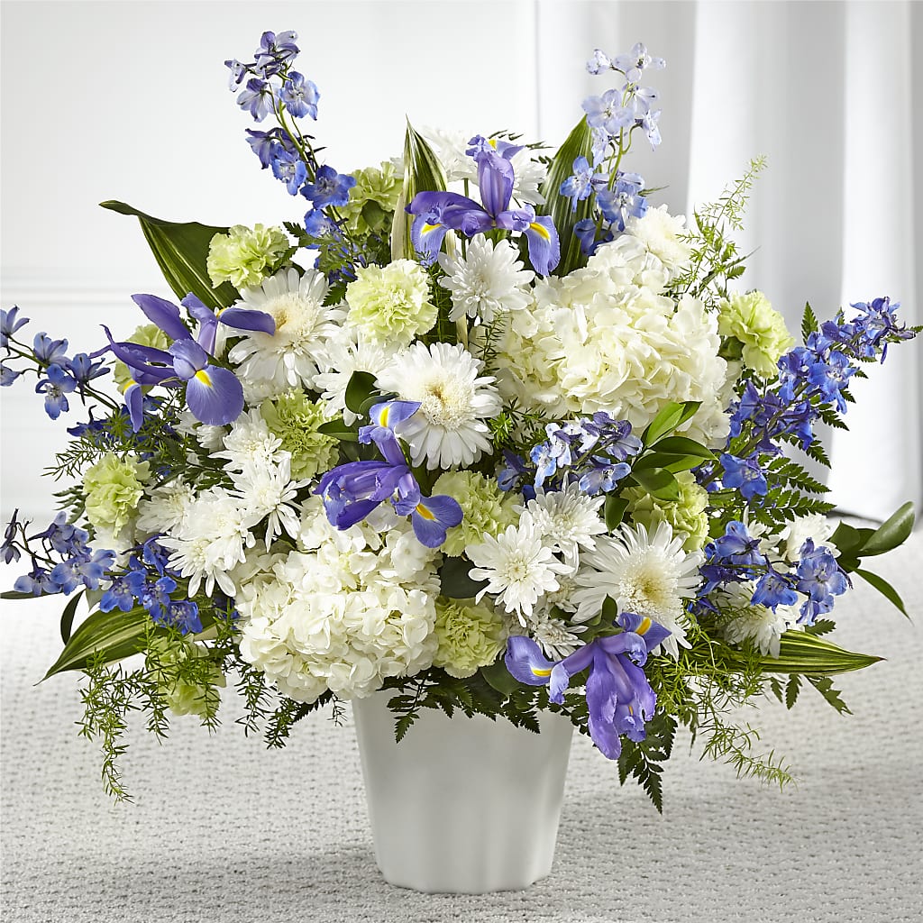 Soft Serenity Floor Basket – Serrano Flowers, Riverside CA