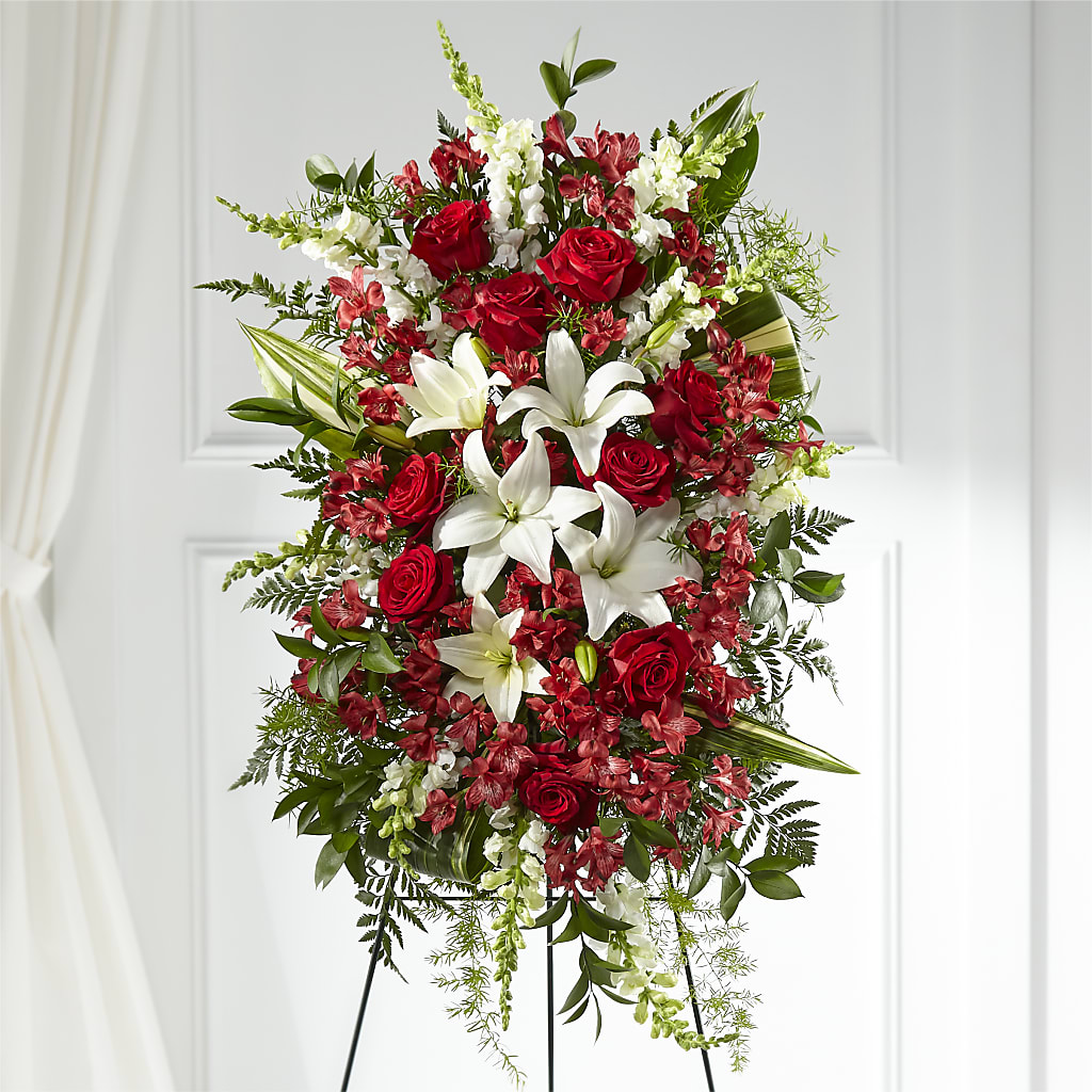 Everlasting Memory Standing Spray – Serrano Flowers, Riverside CA