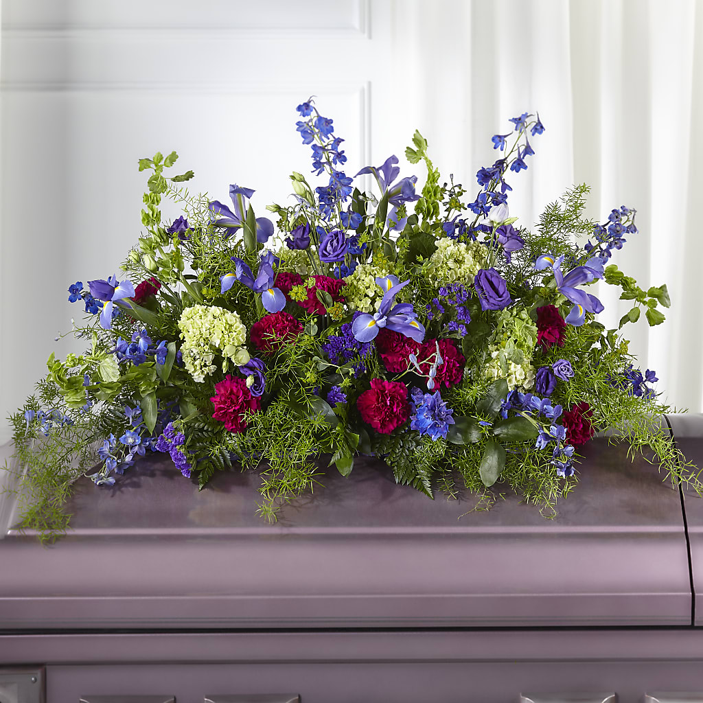 Always Treasured Casket Spray – Serrano Flowers, Riverside CA