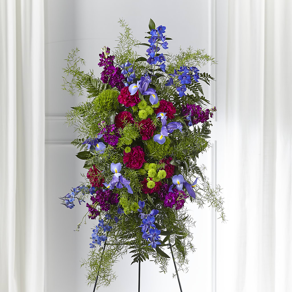 Heavenly Skies Standing Spray – Serrano Flowers, Riverside CA