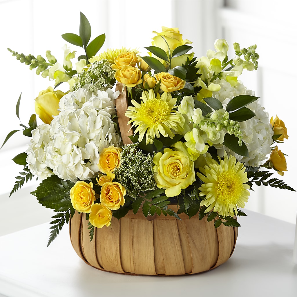 Rustic Remembrance Basket – Serrano Flowers, Riverside CA