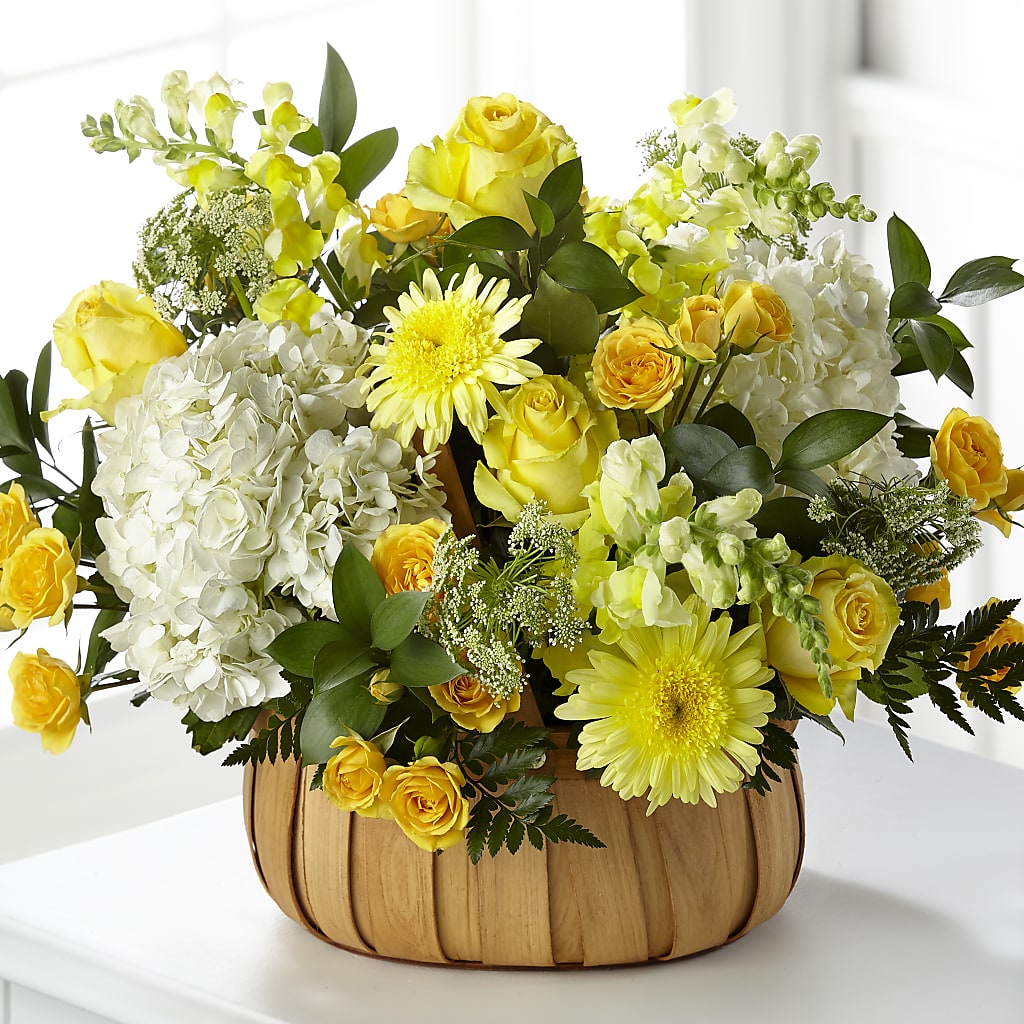 Rustic Remembrance Basket – Serrano Flowers, Riverside CA