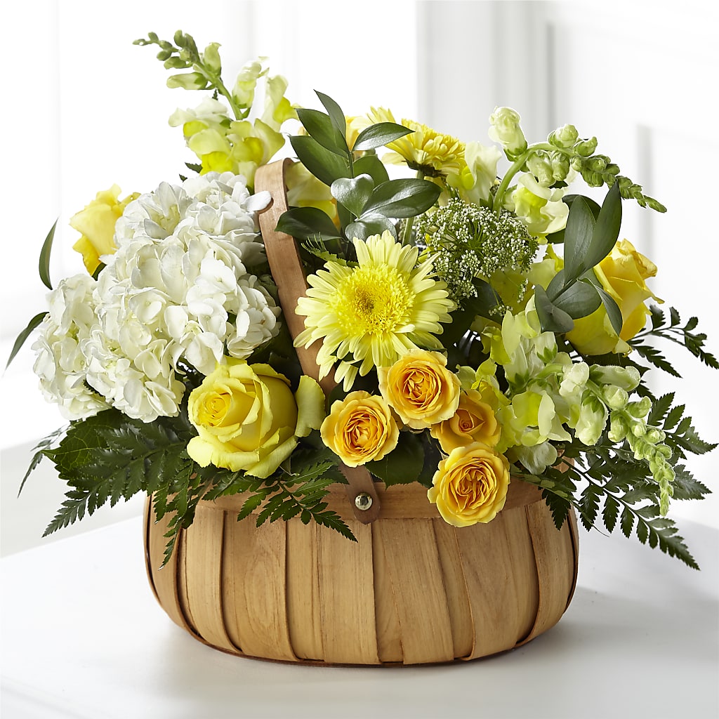Rustic Remembrance Basket – Serrano Flowers, Riverside CA