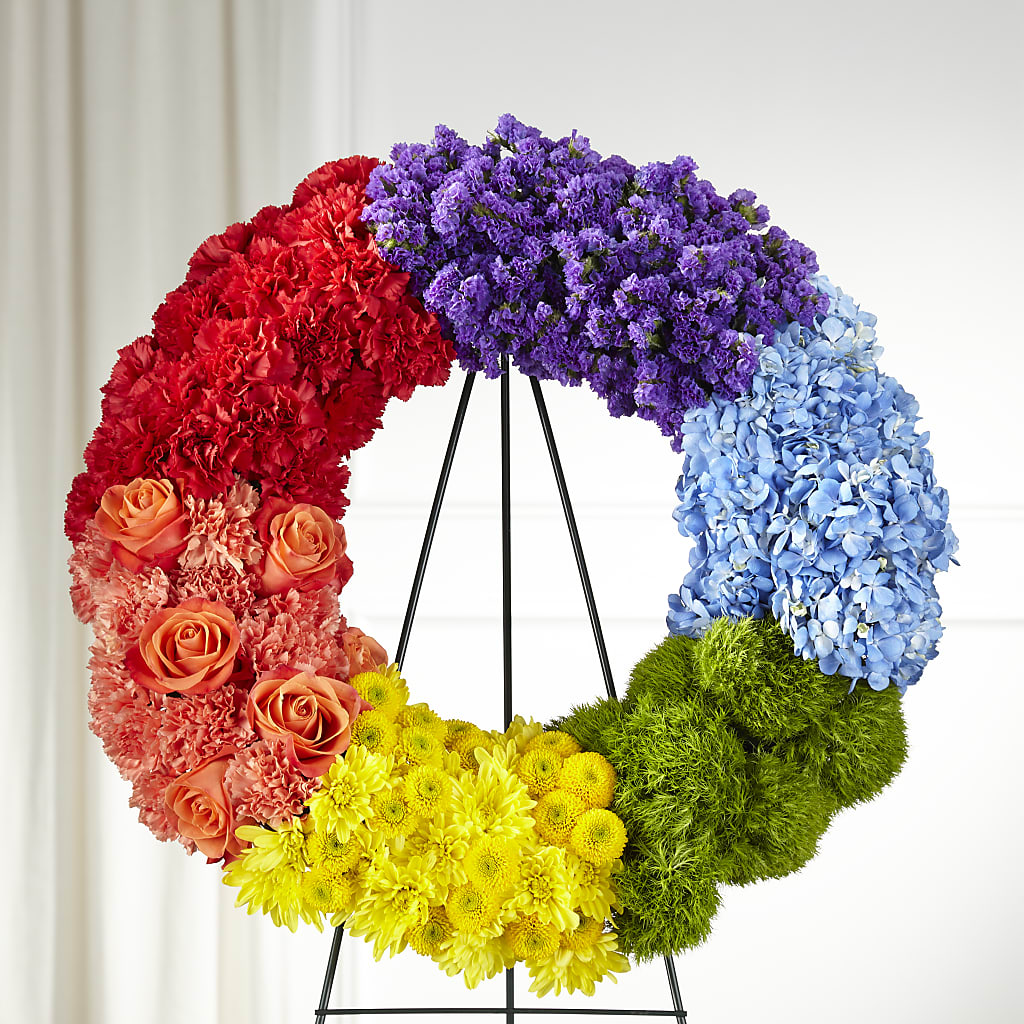 Circle of Love Wreath – Serrano Flowers, Riverside CA
