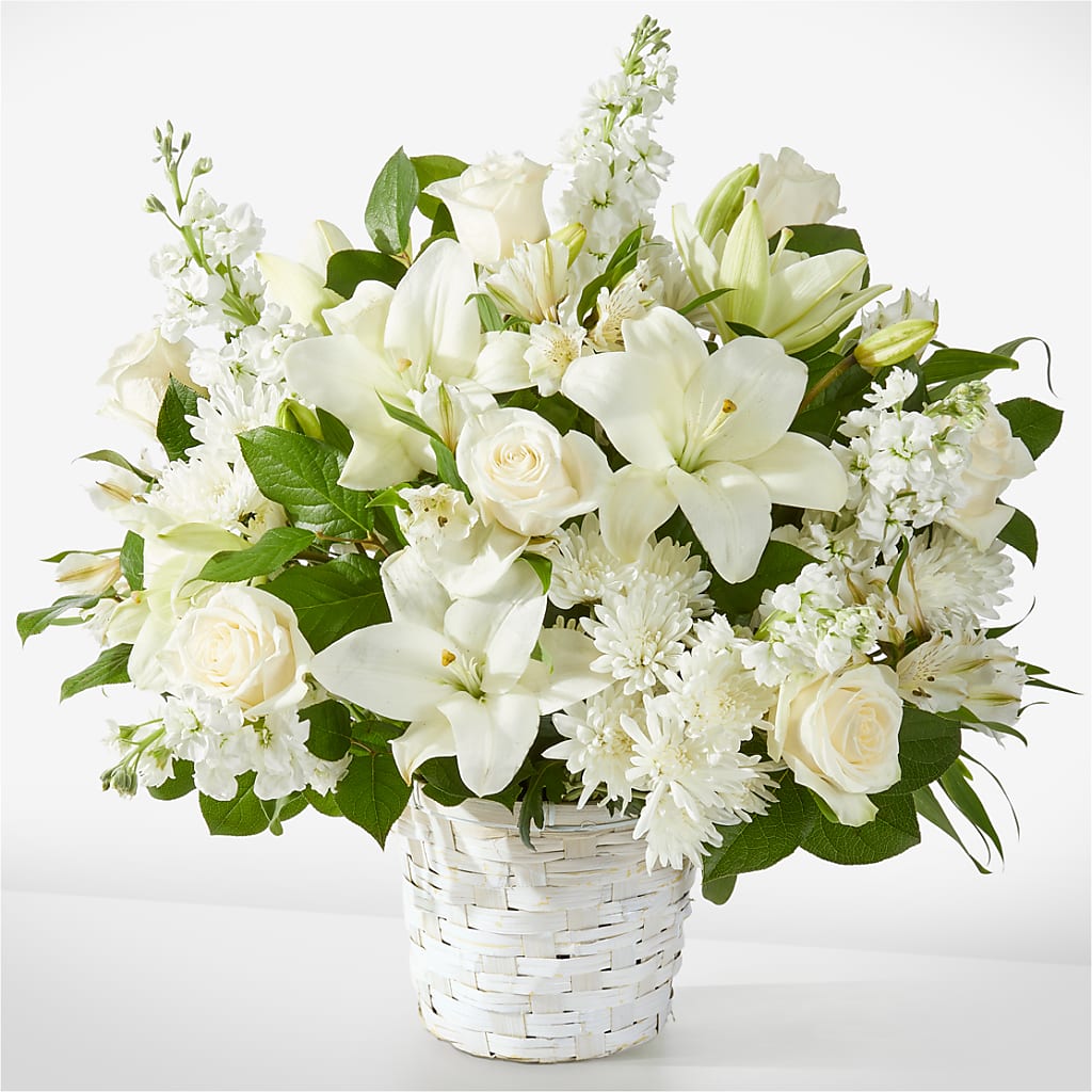 Peaceful Reflections Arrangement – Serrano Flowers, Riverside CA