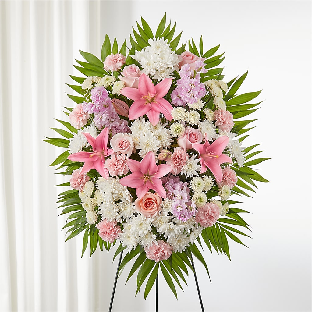 Offering Solace Standing Spray – Serrano Flowers, Riverside CA
