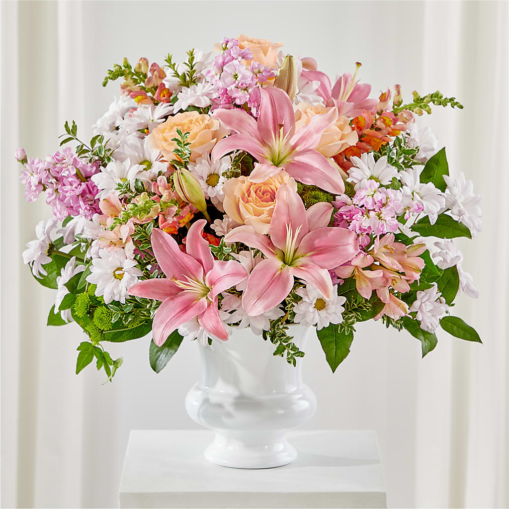 Heartfelt Gesture Urn Arrangement – Serrano Flowers, Riverside CA